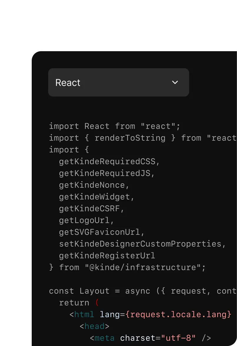 Image showing the 'Import users' flow in the Kinde admin